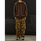 Warm Hooded Loose Knit Sweater