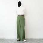 High Waist Loose Drape Casual Trousers