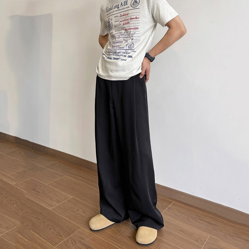 Straight Casual Suit Pants