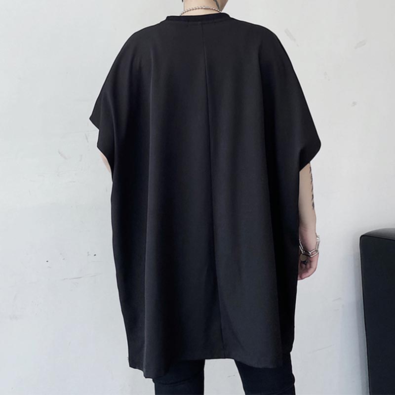 Loose pockets Round neck Short Sleeve T-shirt
