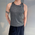 Sequin Casual Slim Waistcoat