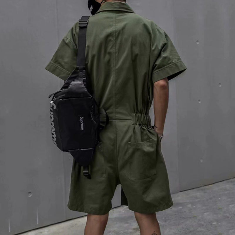 Vintage Solid Overalls