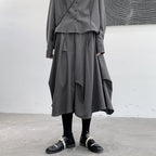 Irregular Padded Skirt