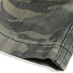 American Camouflage Multi-pocket Loose Cropped Shorts