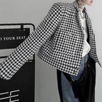 Metal Buckle Cropped Blazer