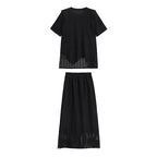 Hollow Mesh Leisure Suit