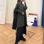 Asymmetric Loose Casual Drape Shirt