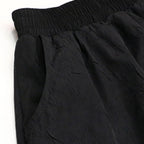 Irregular Loose Solid Color Shirt Elastic Waist Skirt