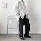Embossed Embossed Long Sleeve Shirt