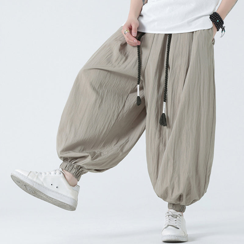 Loose Draped Cuff Bloomers