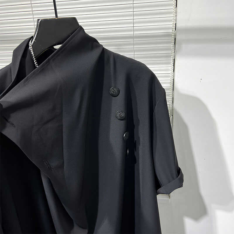 Irregular Loose Button-down Shirt