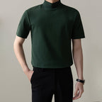Casual Breathable Slim Fit Solid Color T-shirt