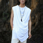 Summer Cotton Linen Sleeveless Vest