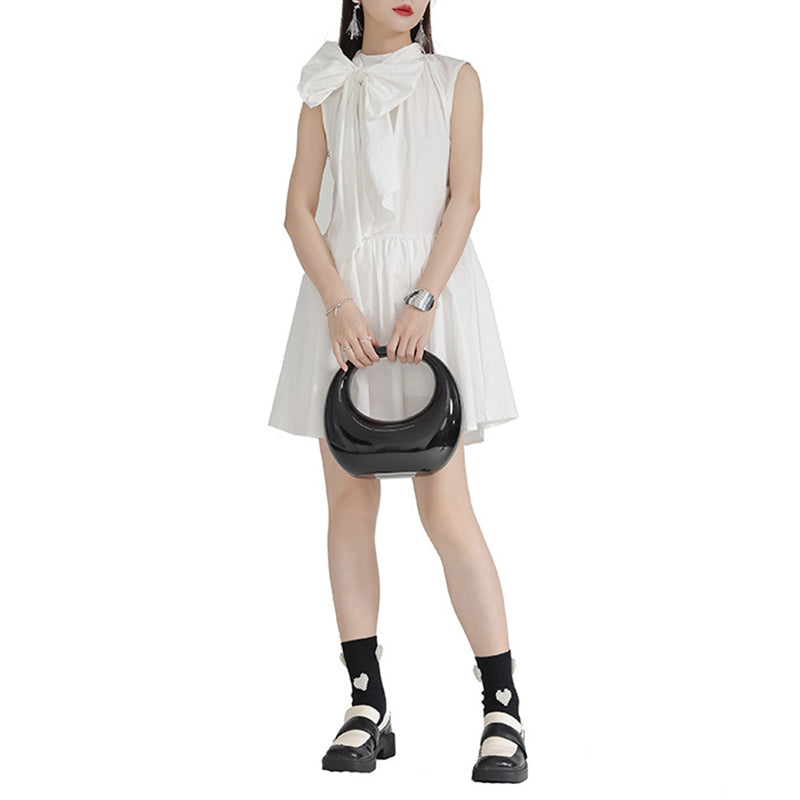Bow Tie Sleeveless Dress