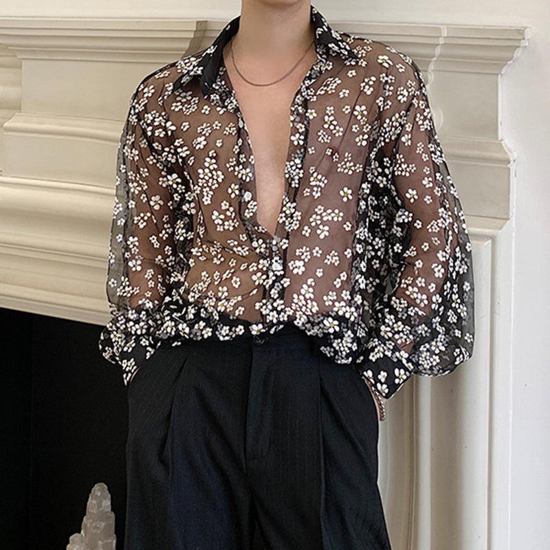 Breathable Loose Floral Shirt