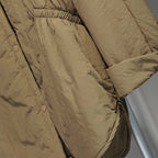 Loose Waist Casual Button-down Cotton Jacket