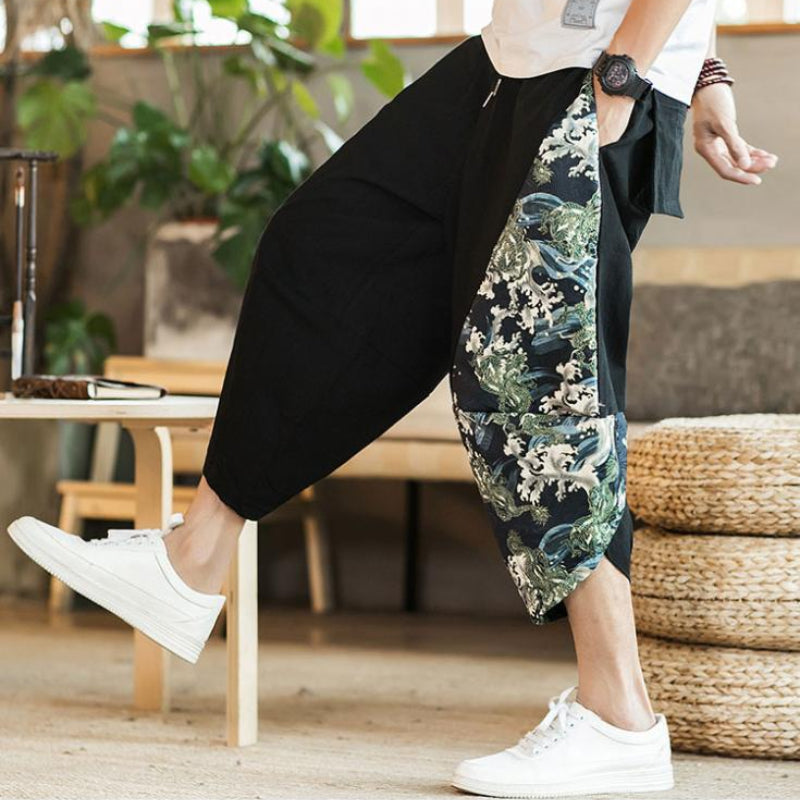 Loose Carrot Wide Leg Pants