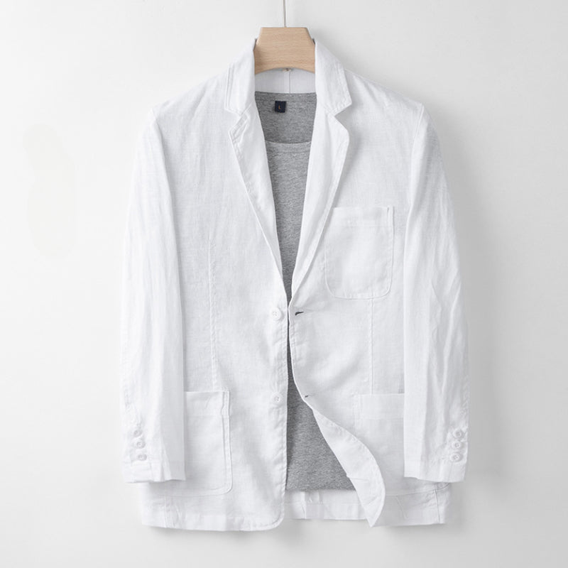 Japanese Linen Loose Casual Suit Jacket
