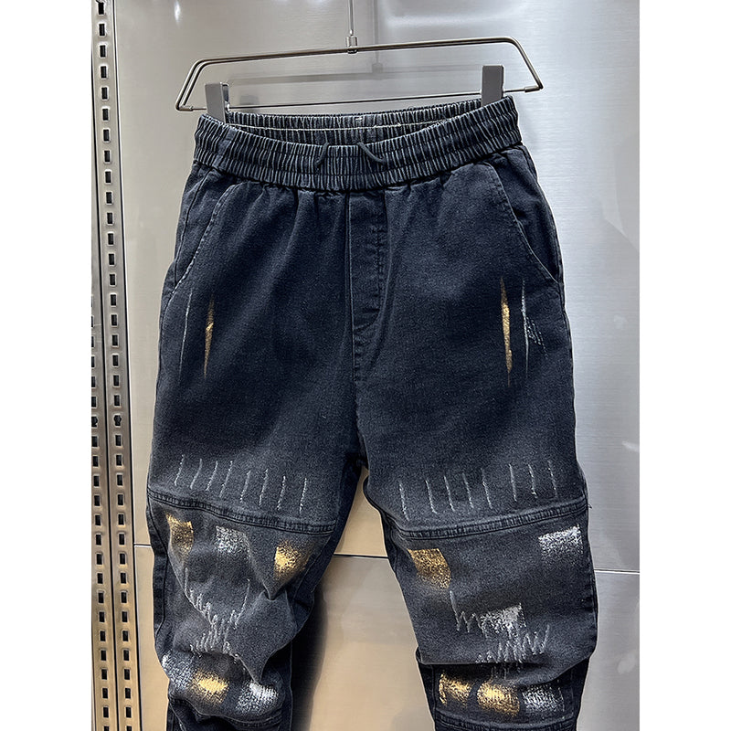 Graffiti Casual Leggings Jeans