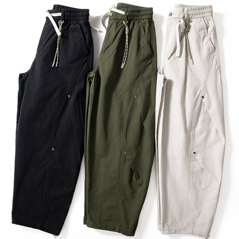 Machete Rivet Wide-leg Loose Casual Pants