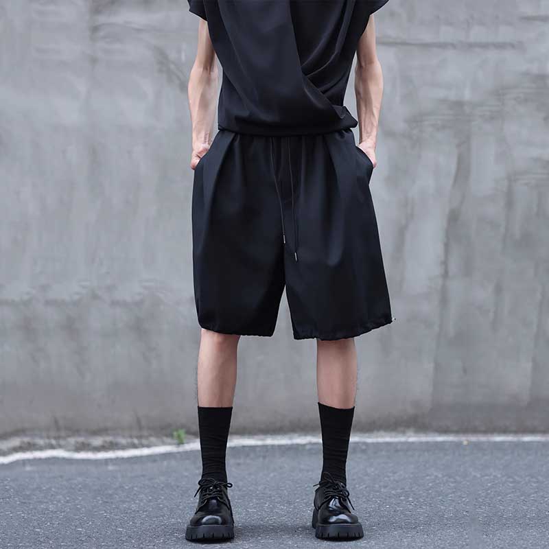 Drawstring Loose Casual Wide-leg Suit Bloomers