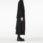 Loose Cropped Culottes Hakama Pants