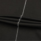 Topstitched Crew Neck Loose T-shirt