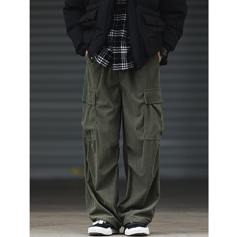 Winter Corduroy Casual Wide-leg Pants
