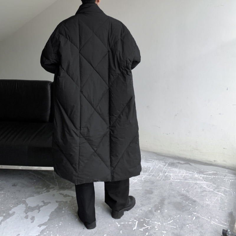 Winter Loose Over-the-knee Thickened Cotton Jacket