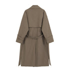 Double-breasted Mid-length Trench Coat