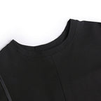 Japanese Casual Two-piece Irregular Short-sleeved Pleated Skirt