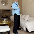 Raw Edge Rags Peak Collar Shirt