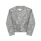 Sequined Stage Loose Short Jacket