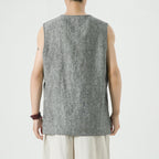 Linen Vintage Loose Vest