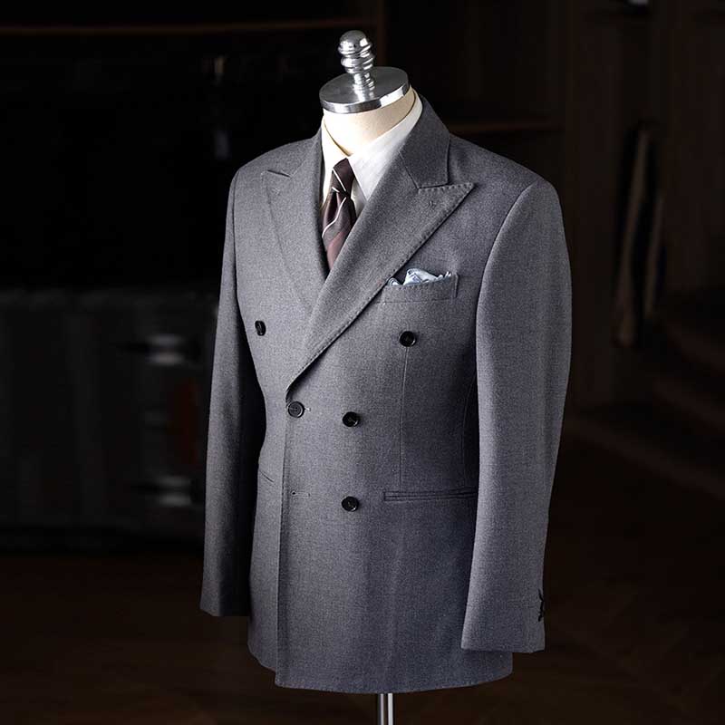 Italian Double-breasted Casual Business Suit