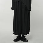 Japanese Style Wide-leg Casual Nine-point Pants