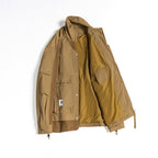 Stand Collar Fake Two Piece Loose Jacket