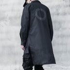 Mid-length Workwear Printed Shirt