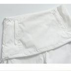 Fake Two-piece Slim Wide-leg Culottes Casual Pants