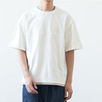 Japanese Loose Drop Shoulder Fake Two Piece T-shirt
