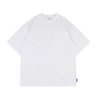 Loose Cotton Round Neck Solid Color T-shirt
