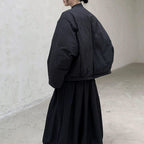 V-neck Bat Sleeves Down Jacket