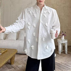 Raw Edge Rags Peak Collar Shirt