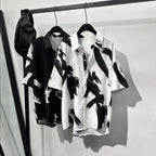 Graffiti Print Loose Casual Shirt