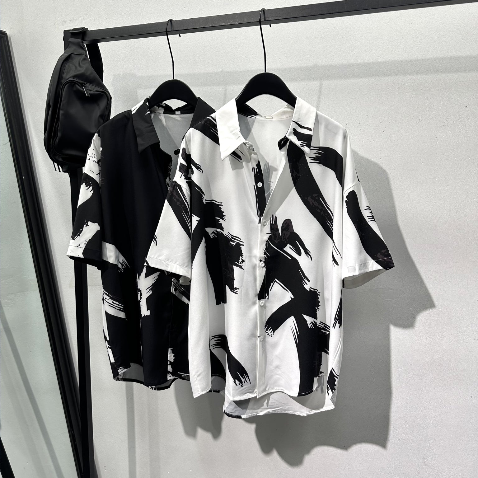 Graffiti Print Loose Casual Shirt