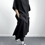 Black Thin Loose T-Shirt