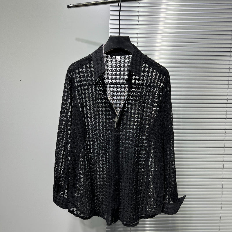 Hollow Loose Casual Shirt