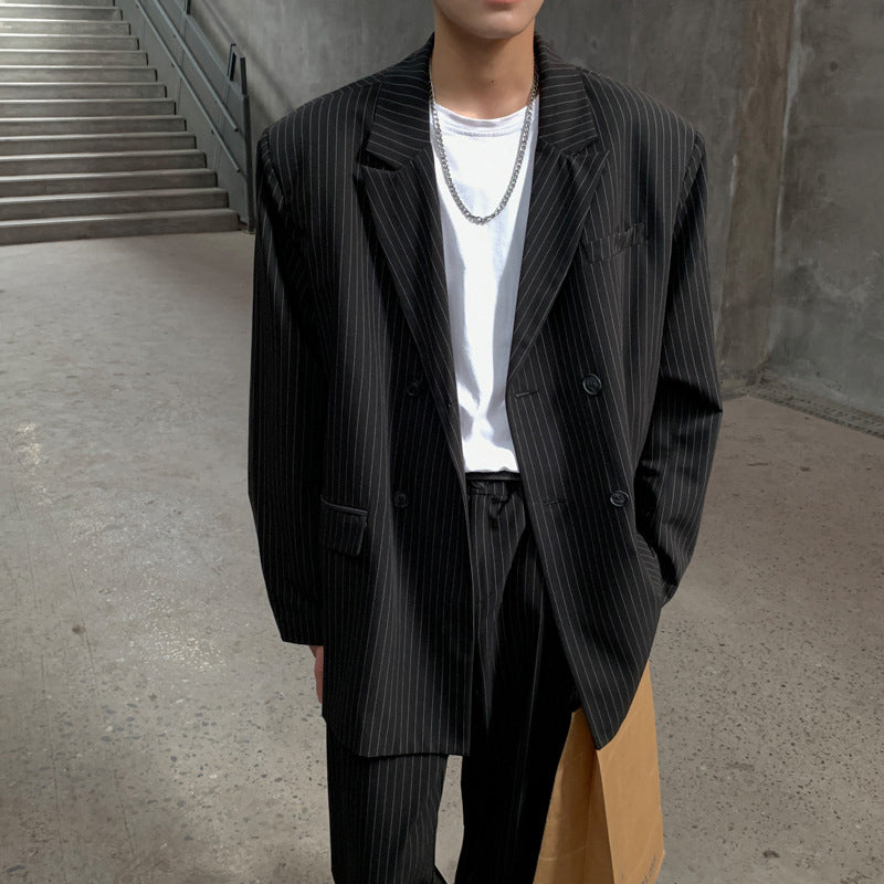 Pinstripe Casual Suit